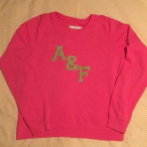Pink Abercrombie and Fitch sweatshirt